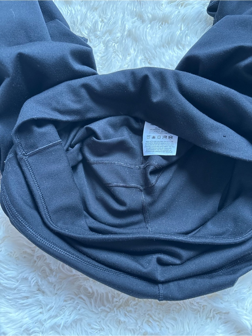 Nike Black Crewneck Sweatshirt with Leopard Swoosh and matching leggings - Picture 8 of 16